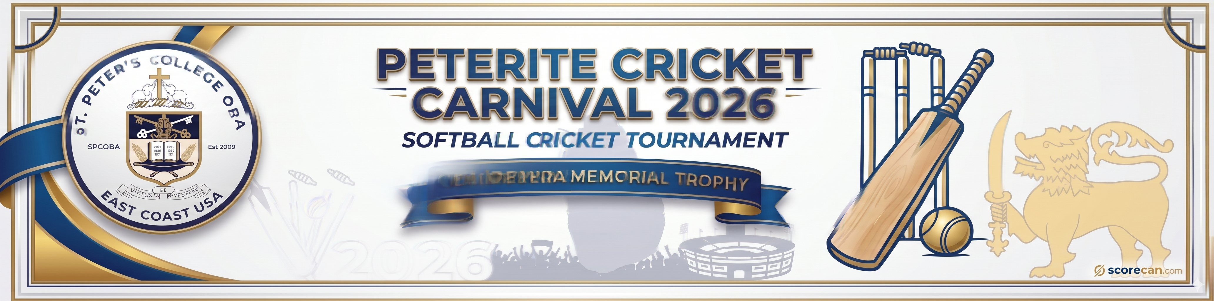 Peterite Cricket Carnival 2026 — Cecil Perera Memorial Trophy